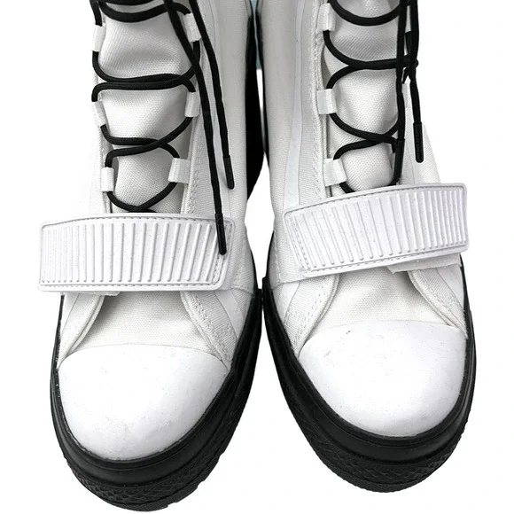 Converse Chuck Taylor All Star GR82 XX-HI High Heel Boots White/Black Size 8.5 - Picture 9 of 10